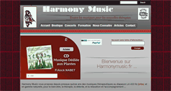 Desktop Screenshot of harmonymusic.fr