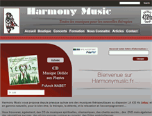 Tablet Screenshot of harmonymusic.fr